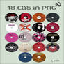 18 CDS in PNG format