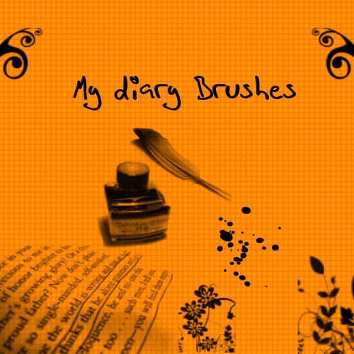 My Diary Brushes by KrisPS on DeviantArt