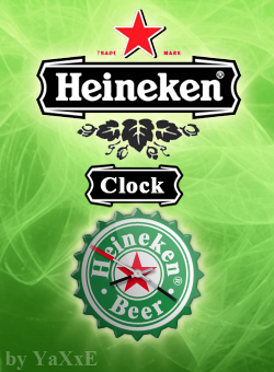 Heineken Beer Clock