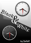 Black and White Elegant Clock