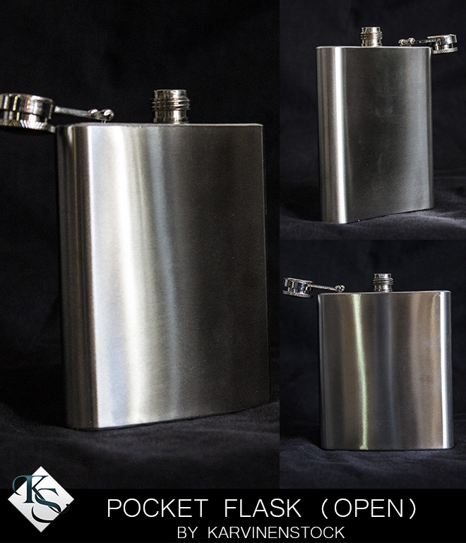 Pocket Flask (Open)