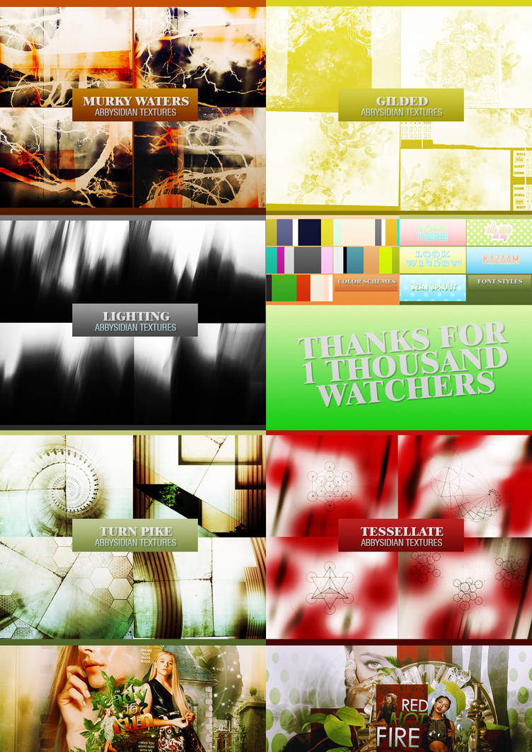 Abbysidian 1k Watchers Pack By Abbysidian On Deviantart Abbysidian 1k Watchers Pack By Abbysidian On Deviantart