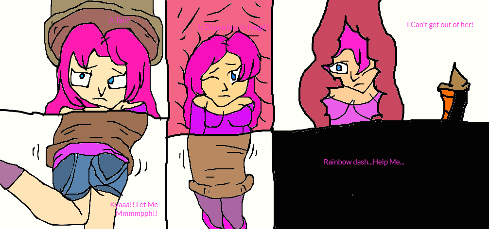 Cell Absorbs Pinkie pie by lileehilee on DeviantArt