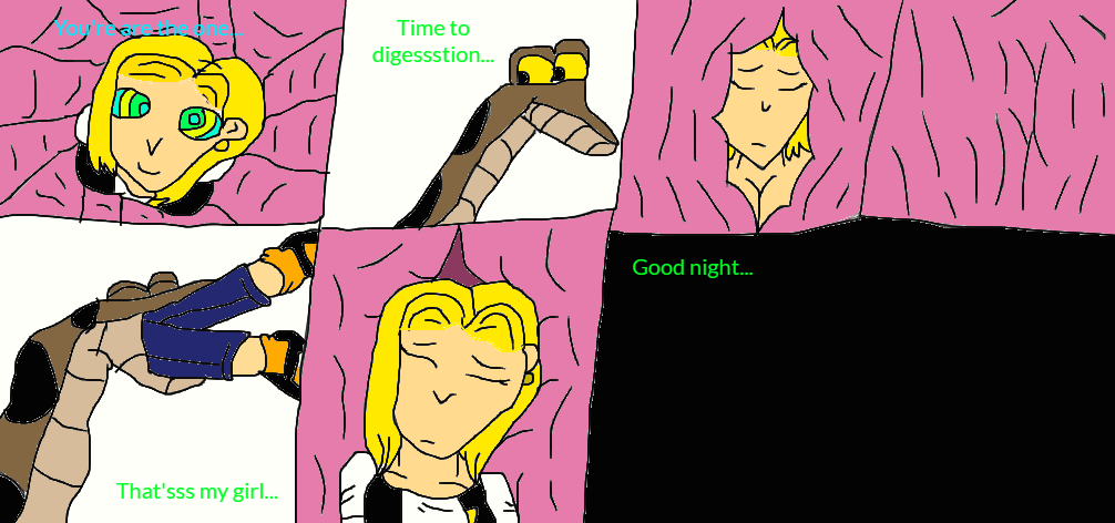 Android 18 and Kaa - Part Final by lileehilee on DeviantArt