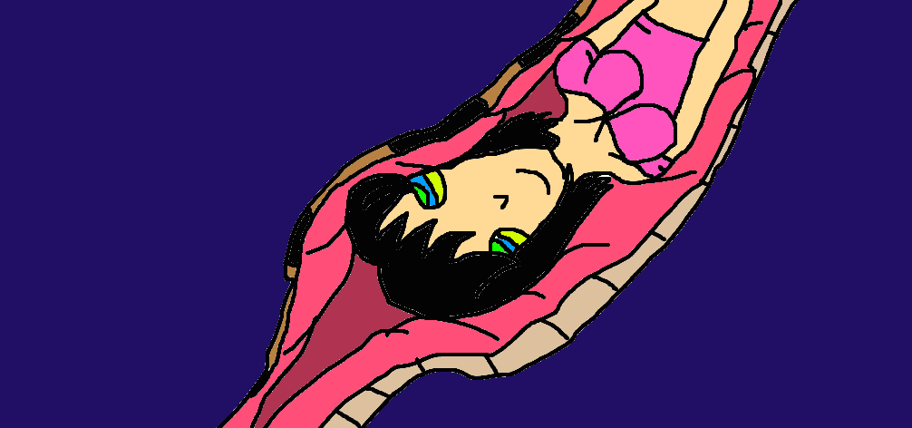 Videl In the Stomach of Kaa by lileehilee on DeviantArt