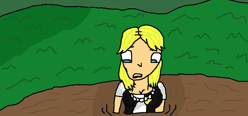 Android 18 Gets Sucked Up by Quicksand by lileehilee on DeviantArt
