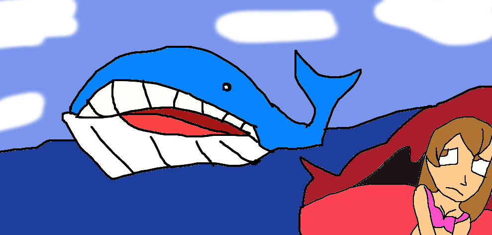 Del in the Wailord's Mouth (Vore) by lileehilee on DeviantArt