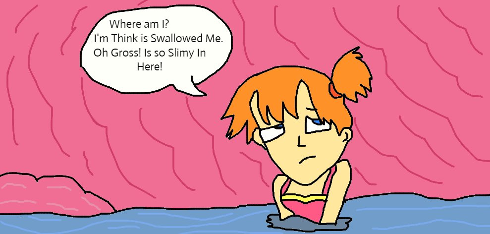Misty Trapped Inside the Wailord by lileehilee on DeviantArt