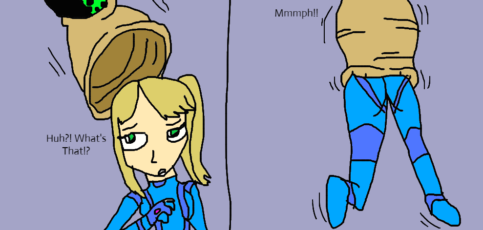 Cell Absorbs Samus- Part 1 by lileehilee on DeviantArt