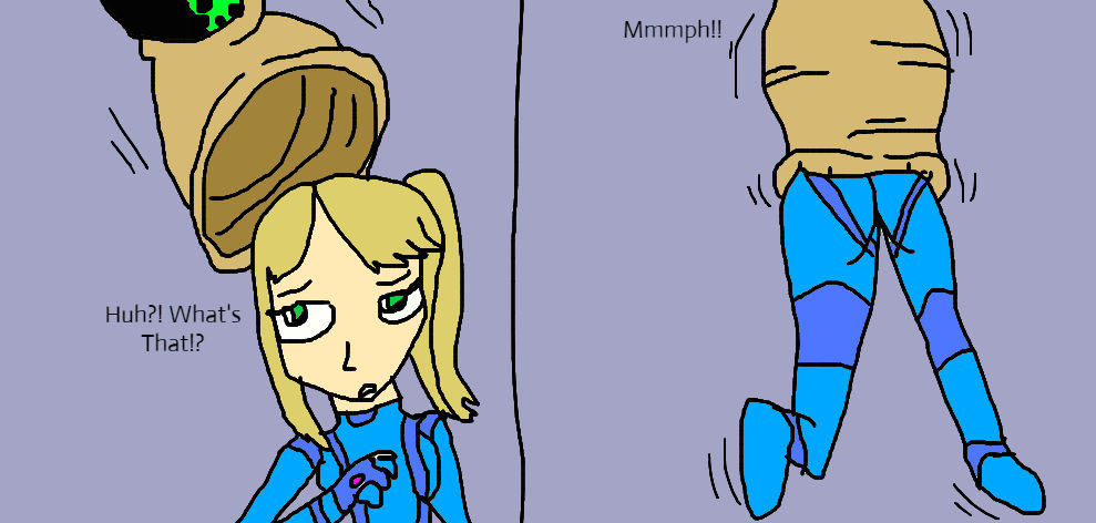Cell Absorbs Samus- Part 1 by lileehilee on DeviantArt