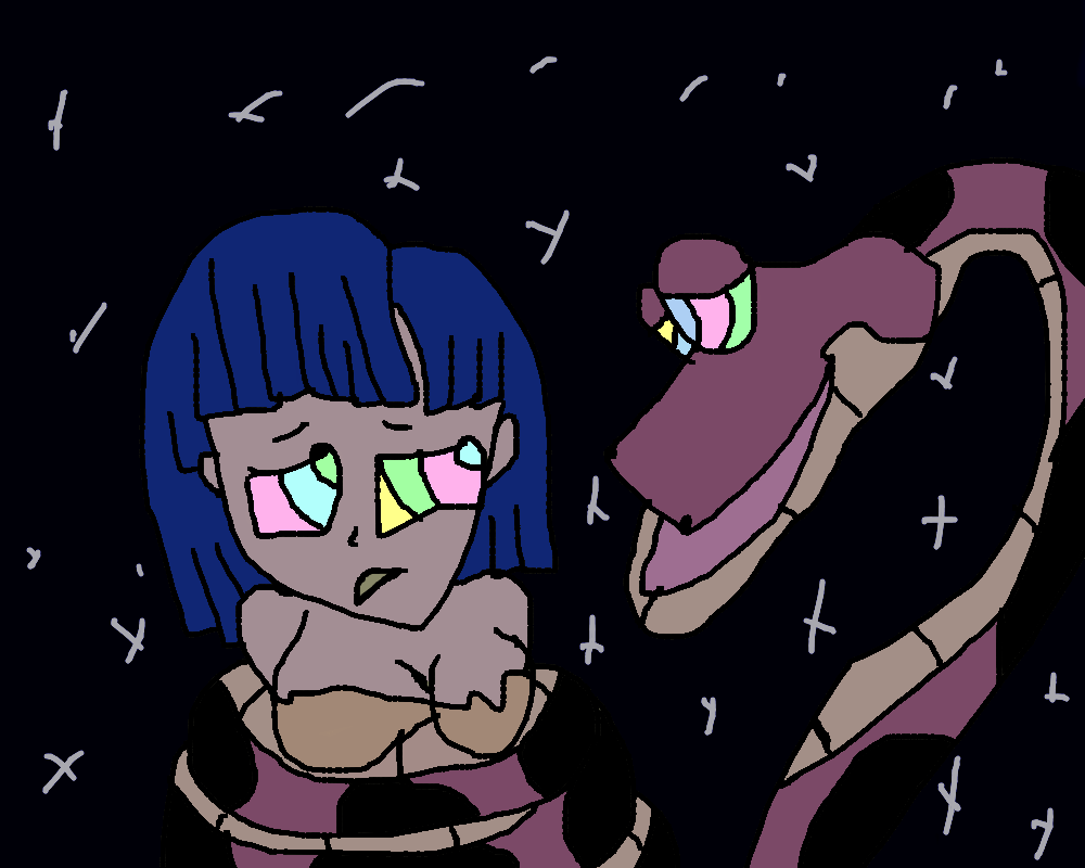 Bulma and Kaa: The Relax to Hypnosis by lileehilee on DeviantArt