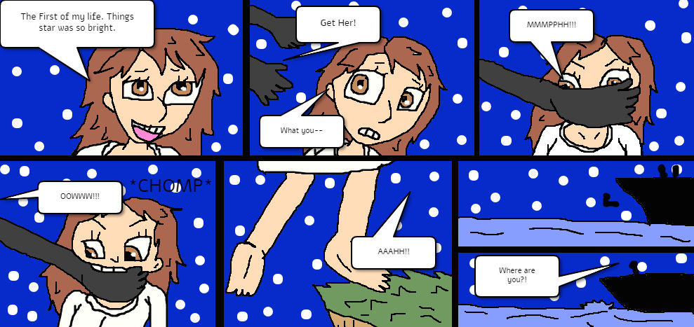 Wendy and the big fish - page 1 by lileehilee on DeviantArt