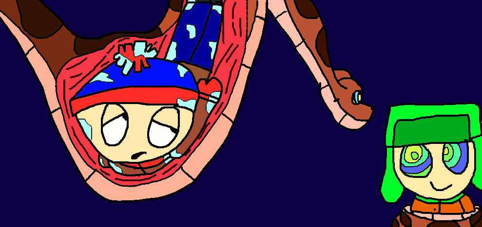 Kyle Coiled and Hypnotized by Kaa by lileehilee on DeviantArt