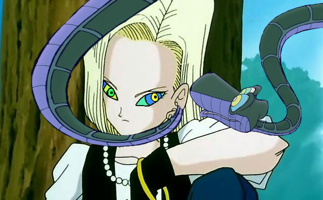 Kaa Hypnosis for Lunch with Android 18 by lileehilee on DeviantArt