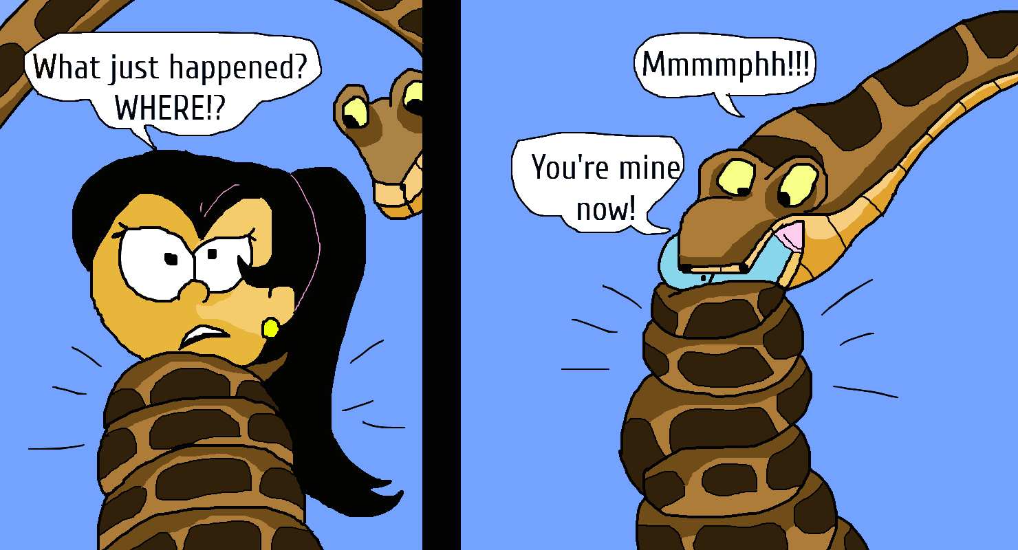 Carlota Meets Kaa - Part 1 by lileehilee on DeviantArt