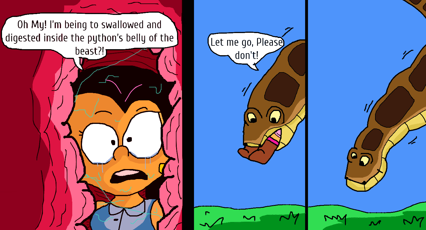 Carlota Meets Kaa - Part 2 by lileehilee on DeviantArt