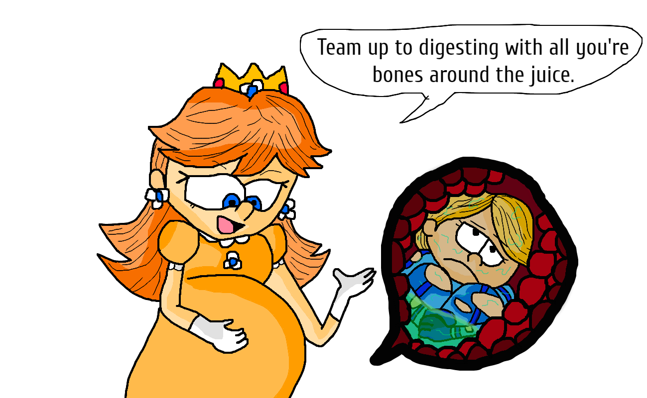 Daisy Eats Samus by lileehilee on DeviantArt