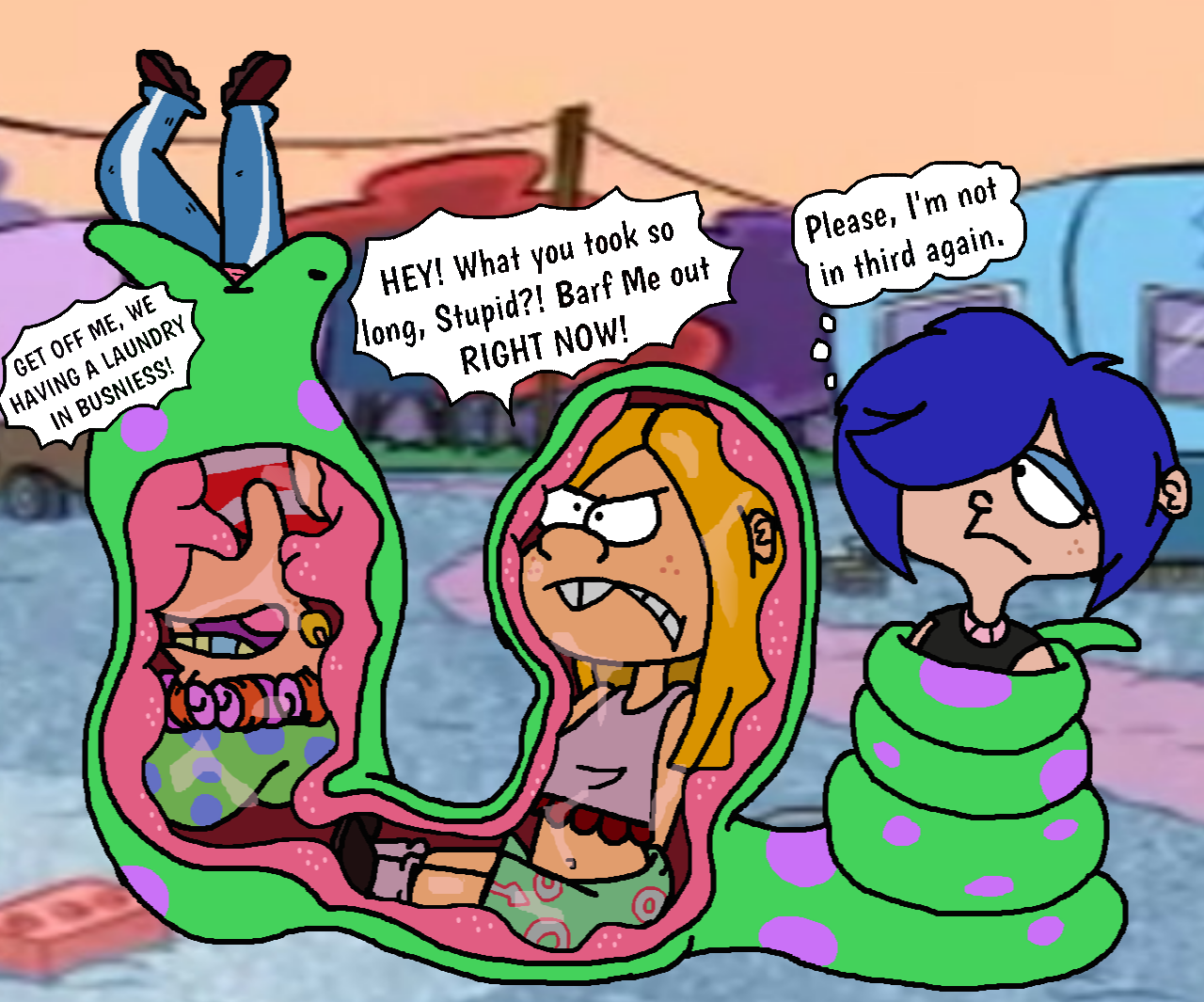Laundry Lunch Break by lileehilee on DeviantArt