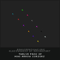 12 Pack of Mini Arrow Cursors by silklungs on DeviantArt
