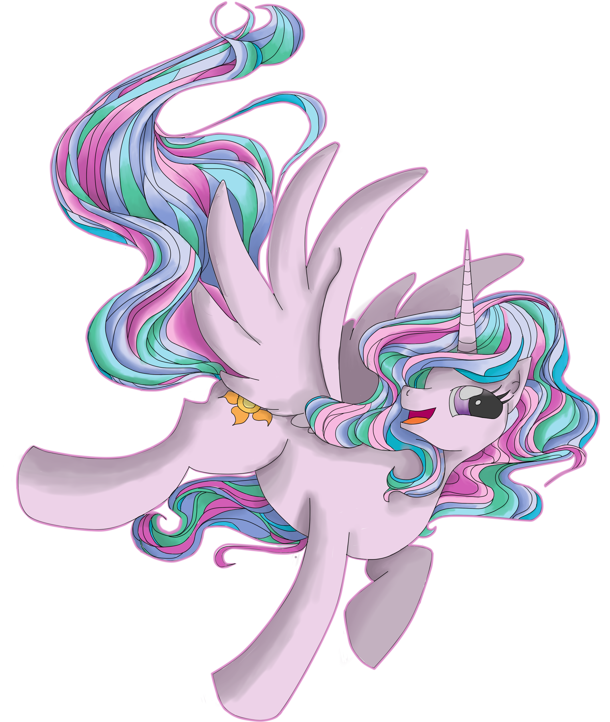 Celestia Flying