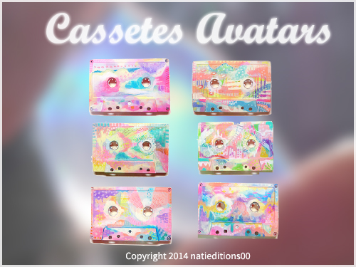 +Cassetes Avatars