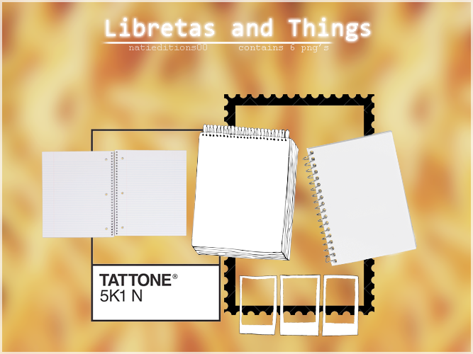 + Libretas and things (png's)