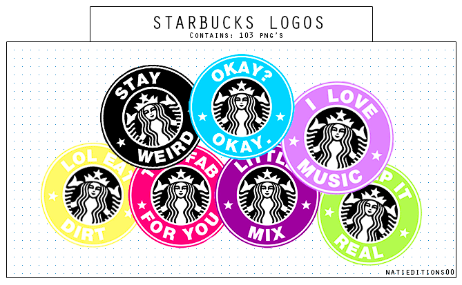 starbucks logo pop art
