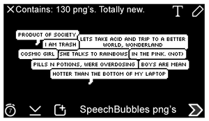 + 130 SpeechBubbles |Totally New|
