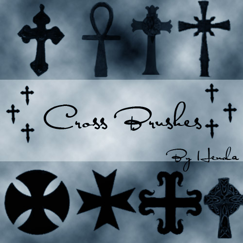 Cross Brushes by HendaStock on DeviantArt