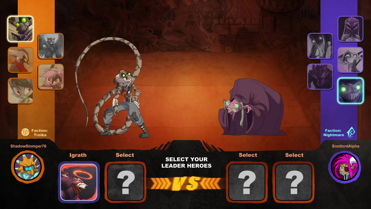 Character Select Screen- Dreamkeepers SKIRMISH by Dreamkeepers on ...