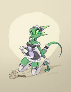 Lusty Argonian Maid
