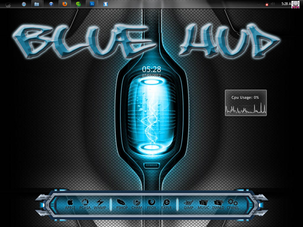 Blue HUD