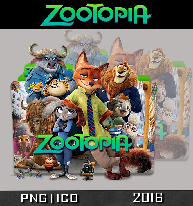 Zootopia 2016 Icon folder by donmagic on DeviantArt