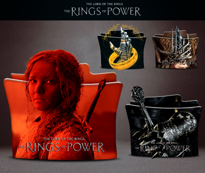 The Rings of Power (2022) Folder Icon v2 by sornay on DeviantArt