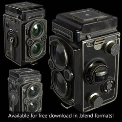 .blend Model Rolleiflex Camera