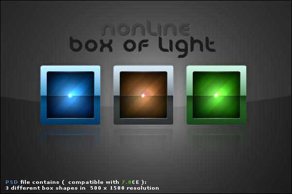 Box of Light PSD file