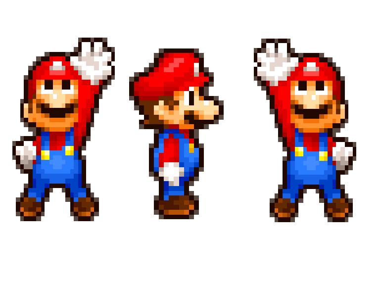 Mario walk cycle