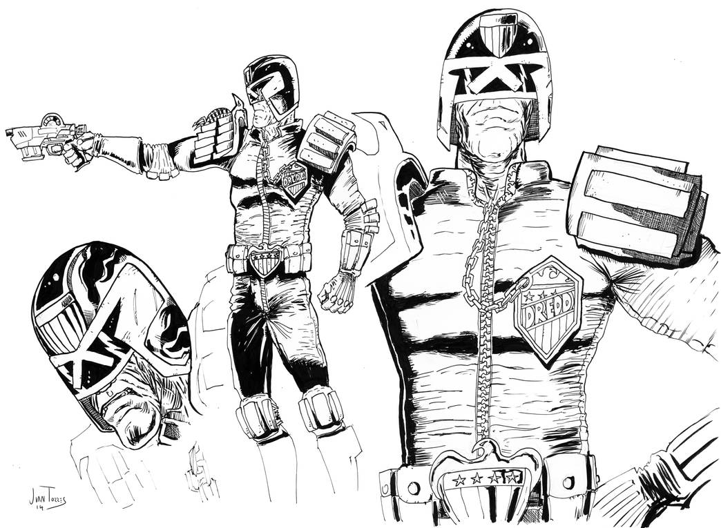 Dredd concept sketches by Inhuman00 on DeviantArt