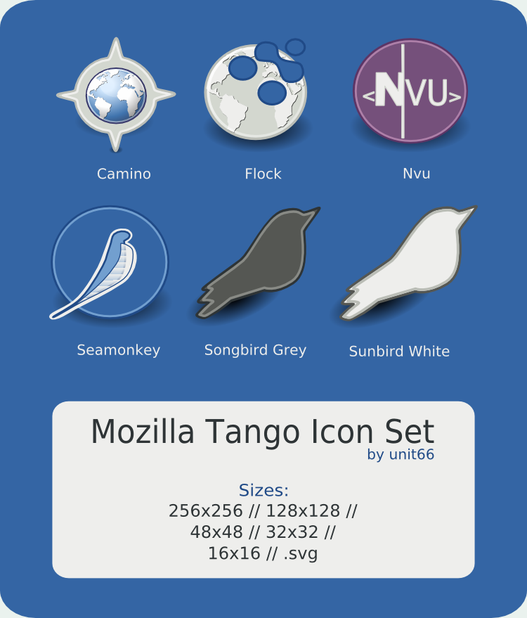 Mozilla Tango Icon Set