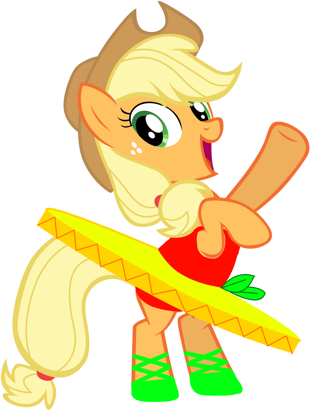 Applejack In A Tutu by justphase on DeviantArt