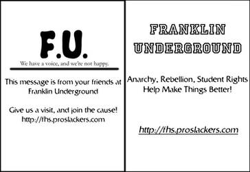 Franklin Underground Flyers