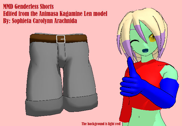 MMD Genderless Shorts DL by Sophie-Arachnida on DeviantArt