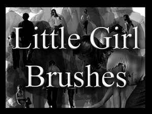 Little girl Brushes