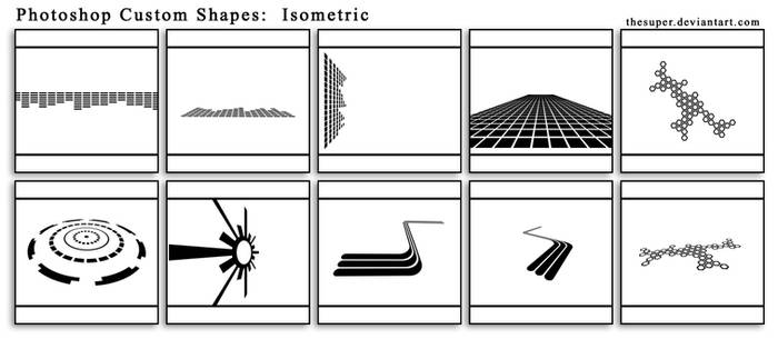 Isometric Shapes by thesuper