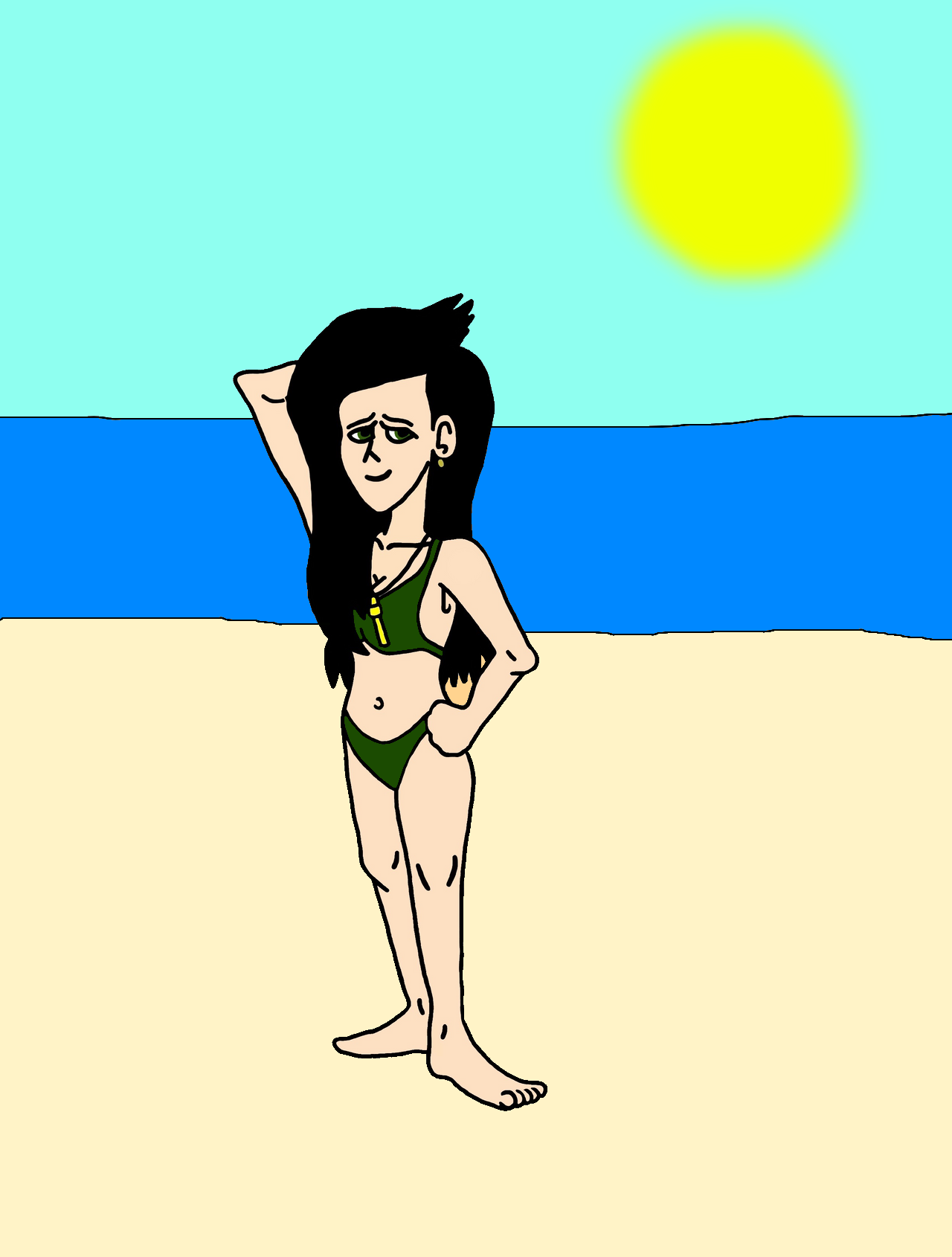 Tiktok'S Beach Babe Sensation - 4sk0u19