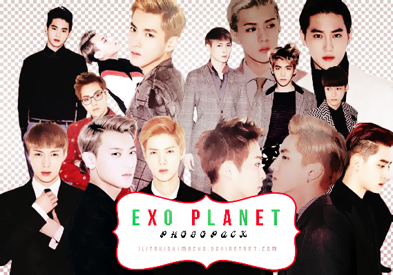 EXO's Photopack PNG Ver.