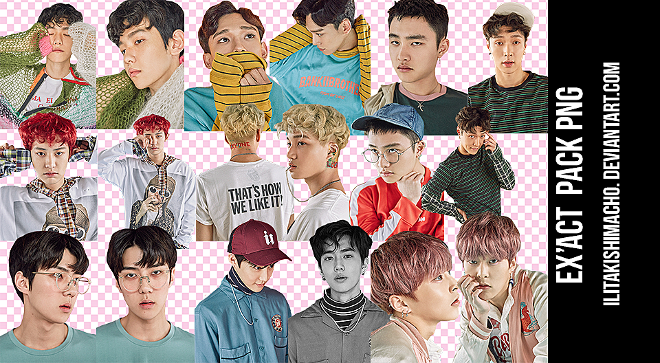 EXO PNG PACK - EX'ACT COMEBACK