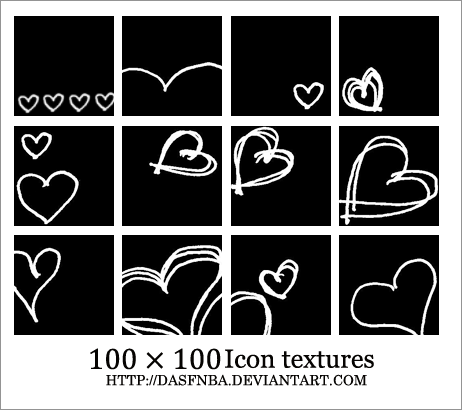 100x100 Heart Icon textures