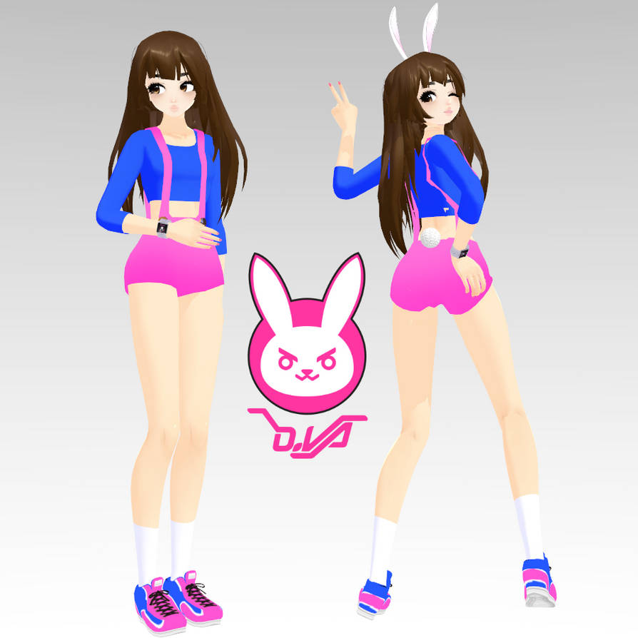 [MMD Newcomer] Casual D.Va by FrostyChica on DeviantArt