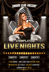 Live Nights Flyer FREE PSD Template